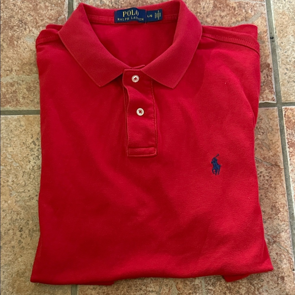 Ralph Lauren Red Polo Shirt